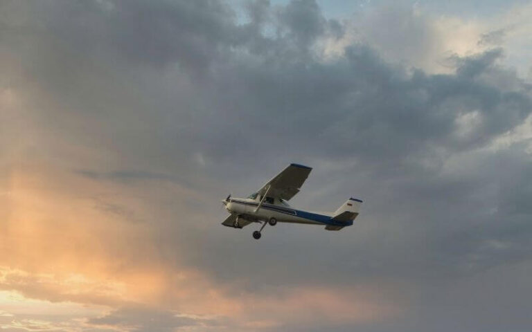 Pilot doing IFR Flight Training